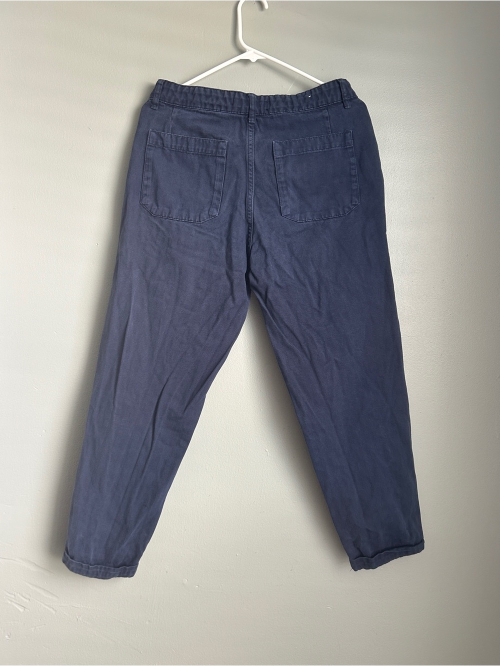 Zara Men Navy Drawstring Chinos - Picture 2 of 3